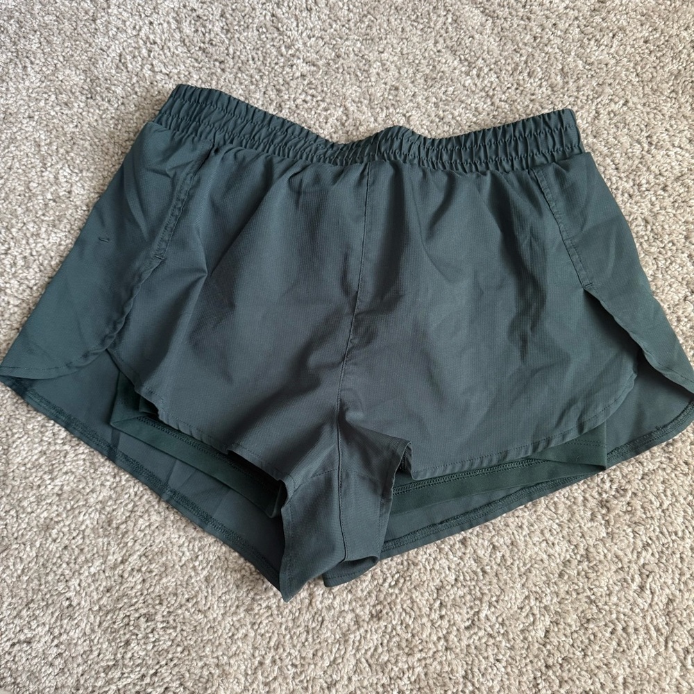Girlfriend Collective Forest Green Women's Shorts